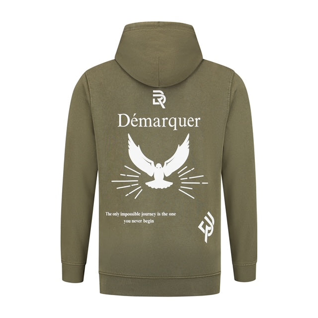 Démarquer - Uniseks Garment Dye Hoodie